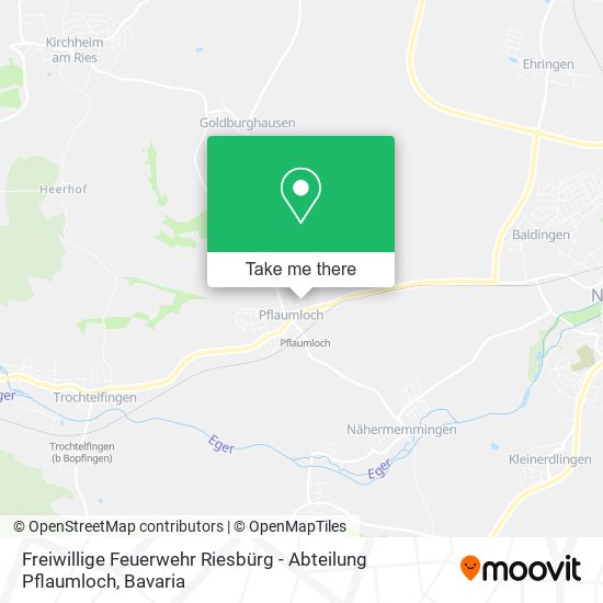 Freiwillige Feuerwehr Riesbürg - Abteilung Pflaumloch map