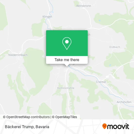 Карта Bäckerei Trump