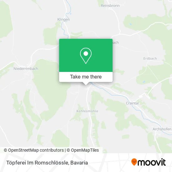 Карта Töpferei Im Romschlössle