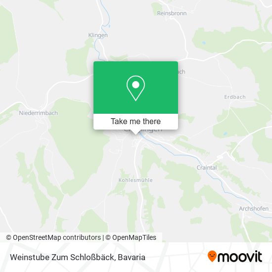 Weinstube Zum Schloßbäck map