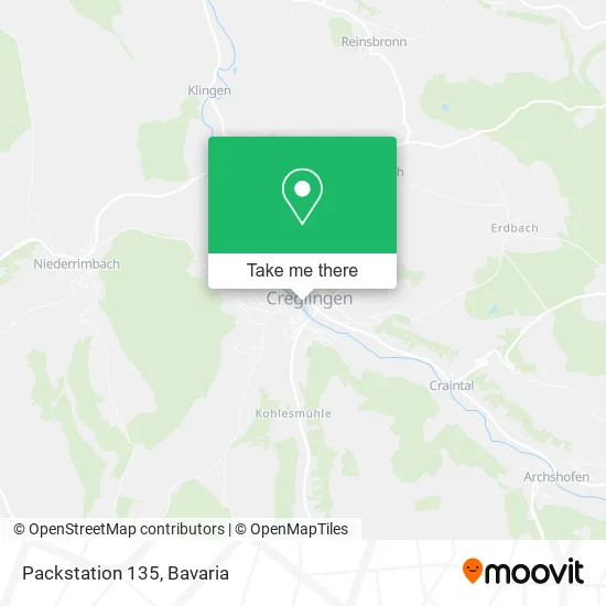 Карта Packstation 135