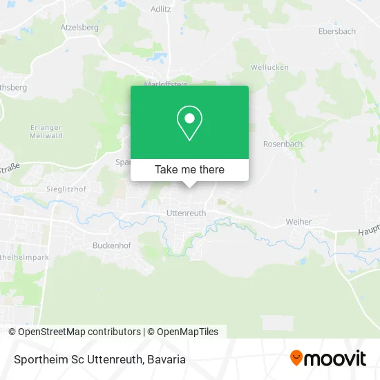 Карта Sportheim Sc Uttenreuth