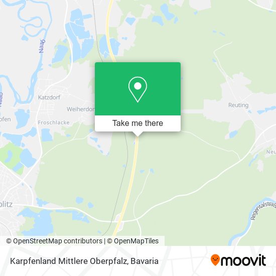 Karpfenland Mittlere Oberpfalz map