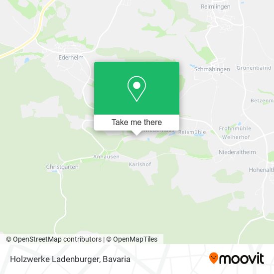 Holzwerke Ladenburger map