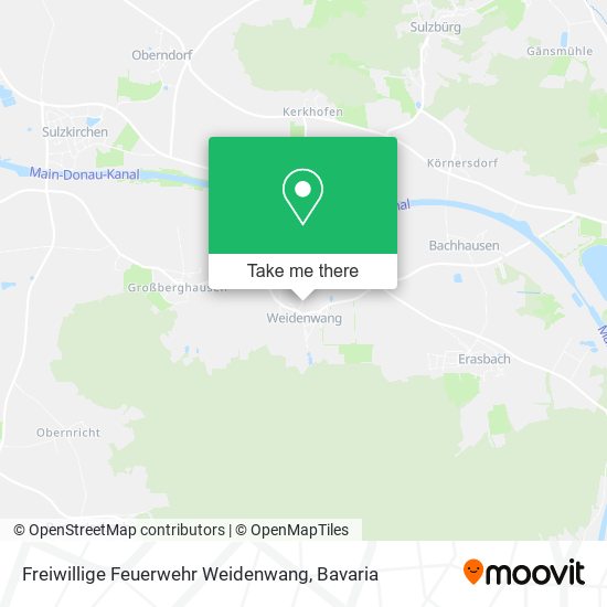 Freiwillige Feuerwehr Weidenwang map