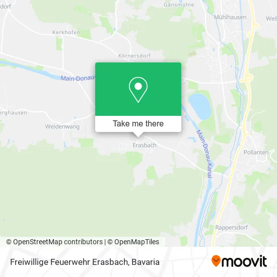 Карта Freiwillige Feuerwehr Erasbach