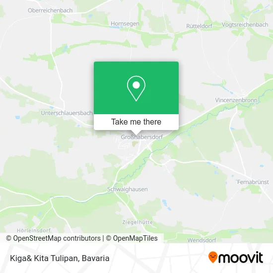 Карта Kiga& Kita Tulipan