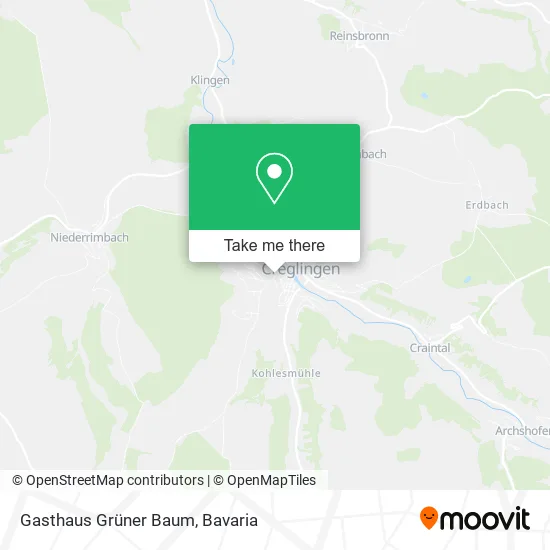 Карта Gasthaus Grüner Baum