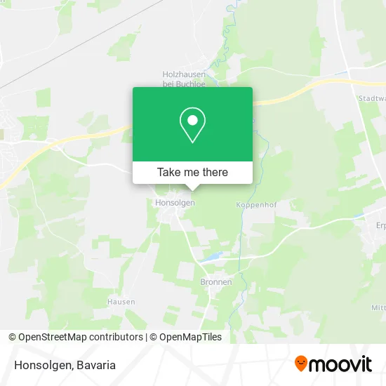 Карта Honsolgen