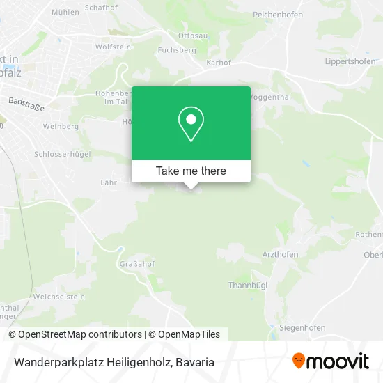 Карта Wanderparkplatz Heiligenholz