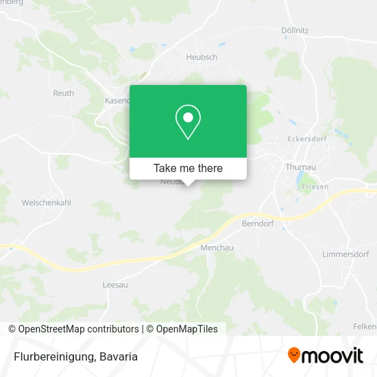 Карта Flurbereinigung