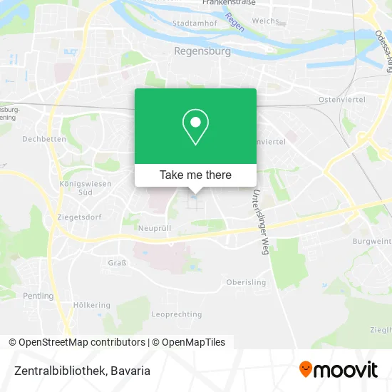 Карта Zentralbibliothek
