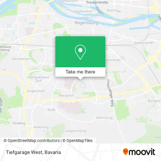 Карта Tiefgarage West