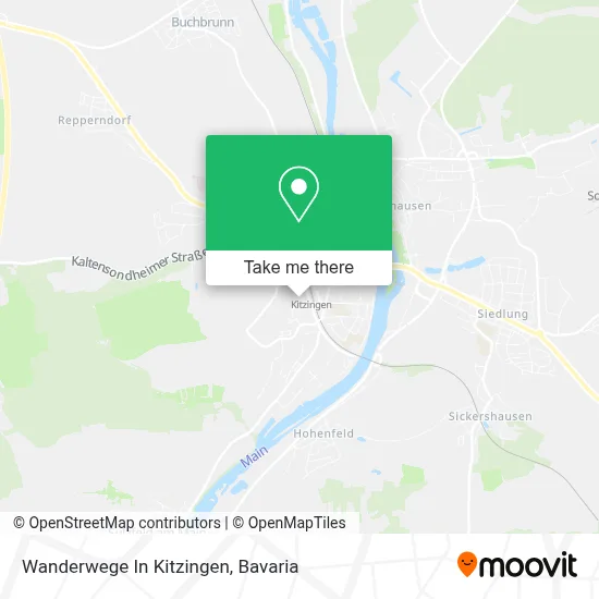 Wanderwege In Kitzingen map
