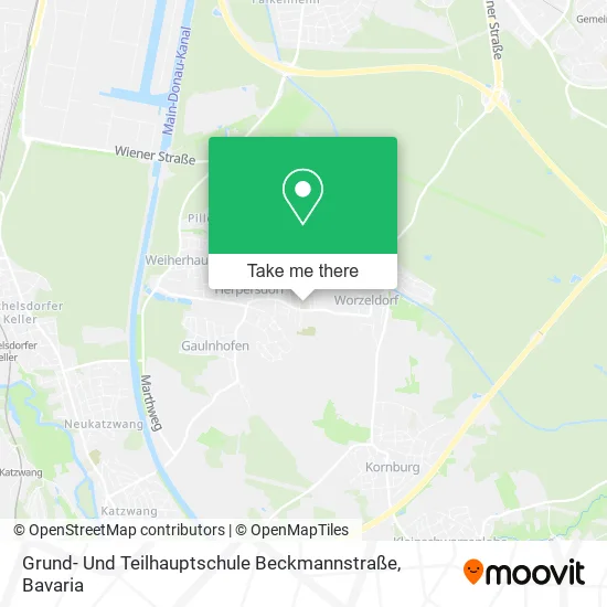 Карта Grund- Und Teilhauptschule Beckmannstraße