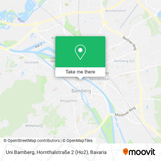 Uni Bamberg, Hornthalstraße 2 (Ho2) map