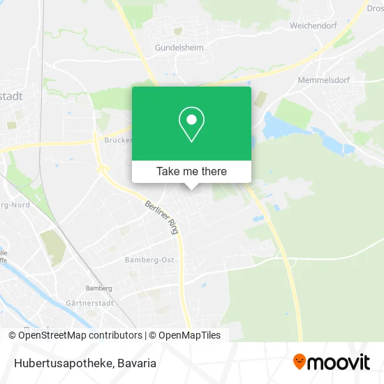 Карта Hubertusapotheke