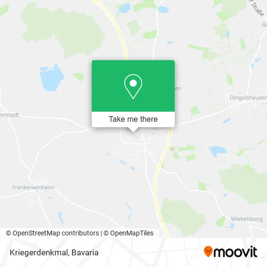 Карта Kriegerdenkmal