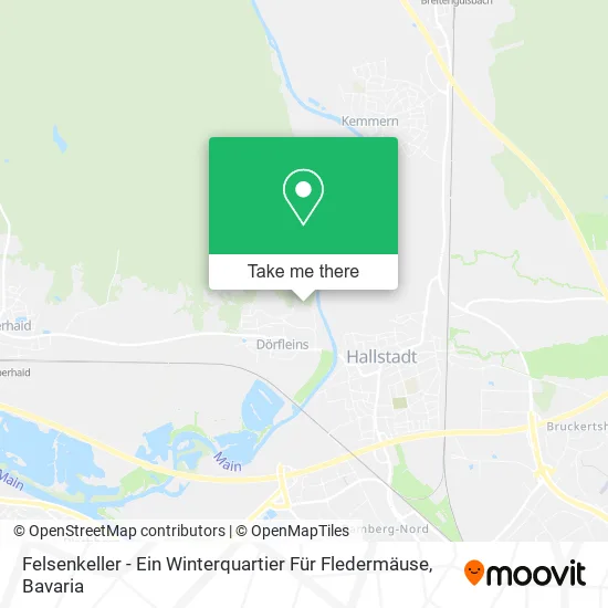 Карта Felsenkeller - Ein Winterquartier Für Fledermäuse