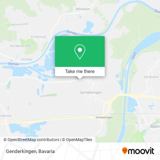 Карта Genderkingen
