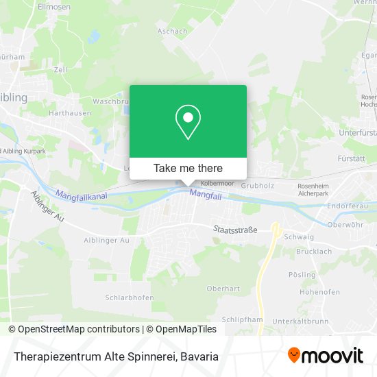 Therapiezentrum Alte Spinnerei map