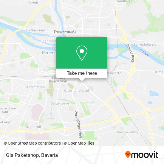Карта Gls Paketshop