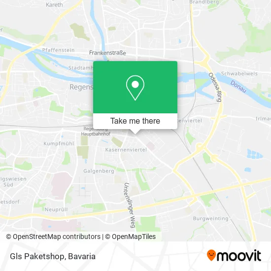 Карта Gls Paketshop