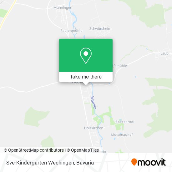 Sve-Kindergarten Wechingen map