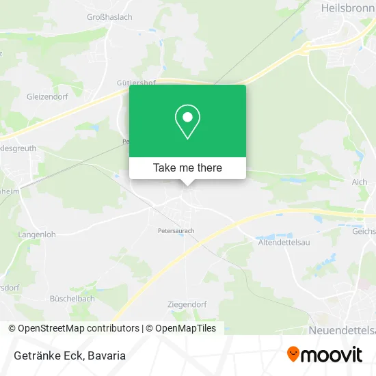 Карта Getränke Eck