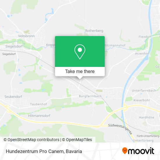 Hundezentrum Pro Canem map