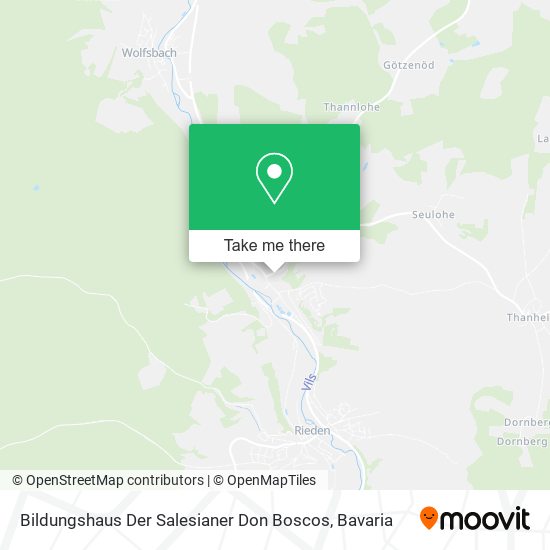 Bildungshaus Der Salesianer Don Boscos map