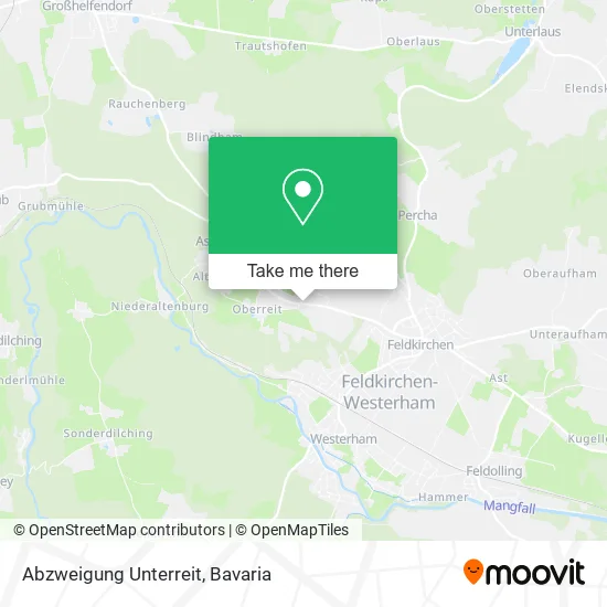 Карта Abzweigung Unterreit