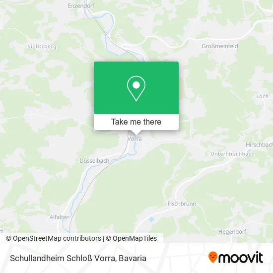 Карта Schullandheim Schloß Vorra