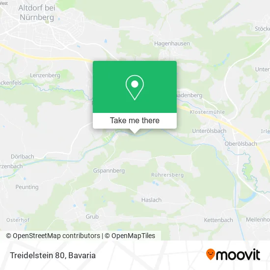 Карта Treidelstein 80