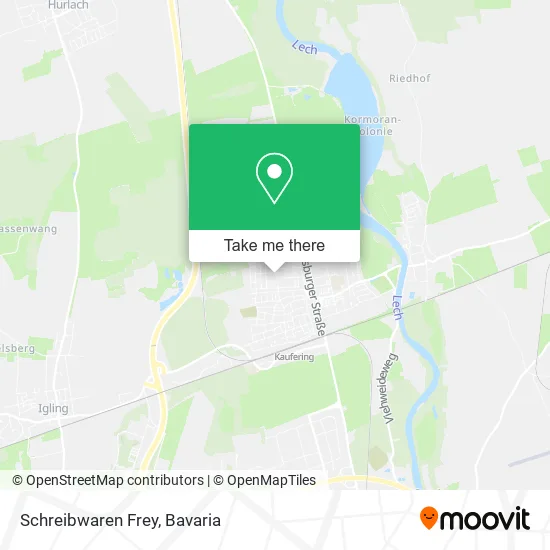 Карта Schreibwaren Frey