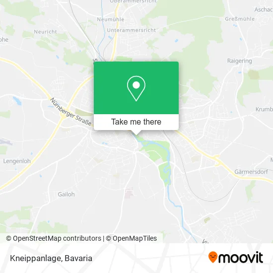 Карта Kneippanlage
