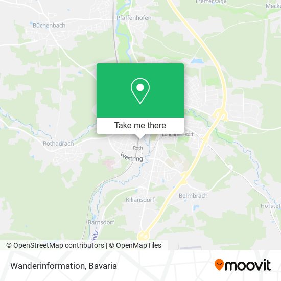 Карта Wanderinformation