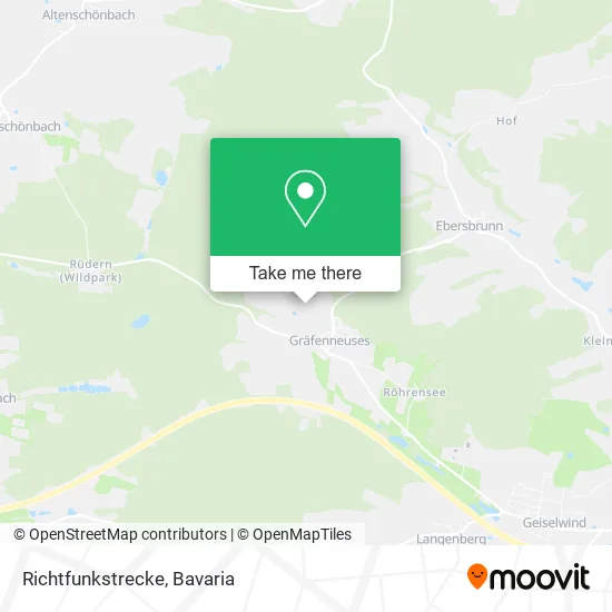 Карта Richtfunkstrecke