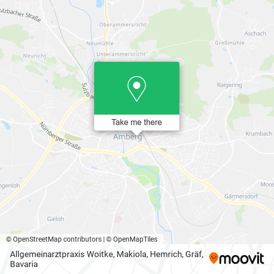Allgemeinarztpraxis Woitke, Makiola, Hemrich, Gräf map