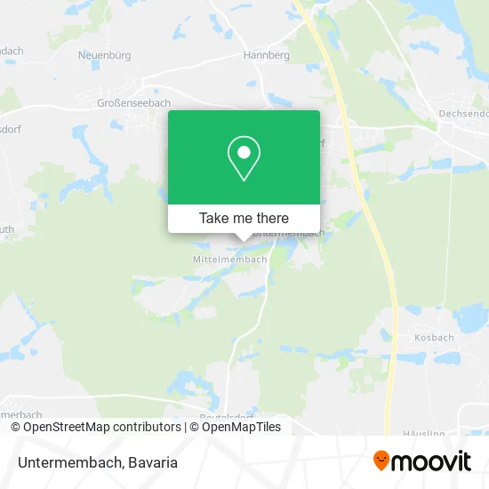 Карта Untermembach