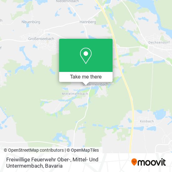 Freiwillige Feuerwehr Ober-, Mittel- Und Untermembach map