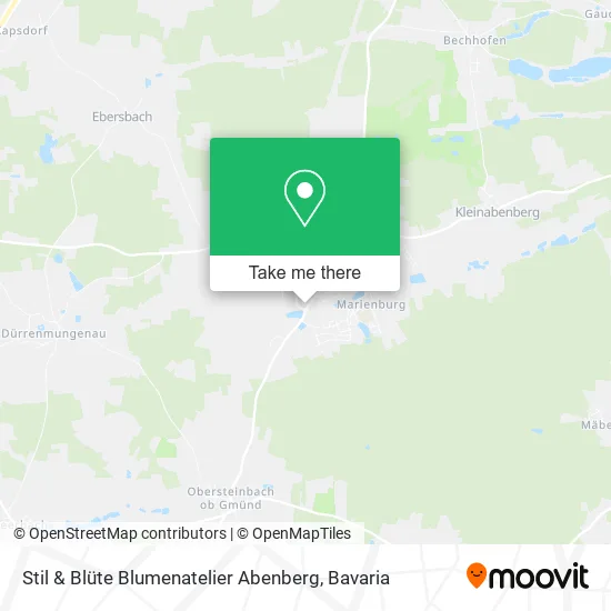 Карта Stil & Blüte Blumenatelier Abenberg
