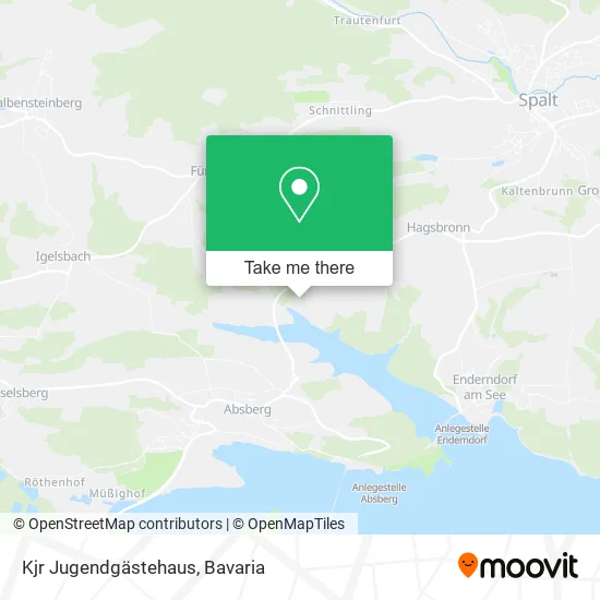 Карта Kjr Jugendgästehaus