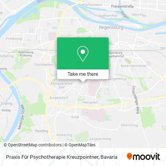 Praxis Für Psychotherapie Kreuzpointner map