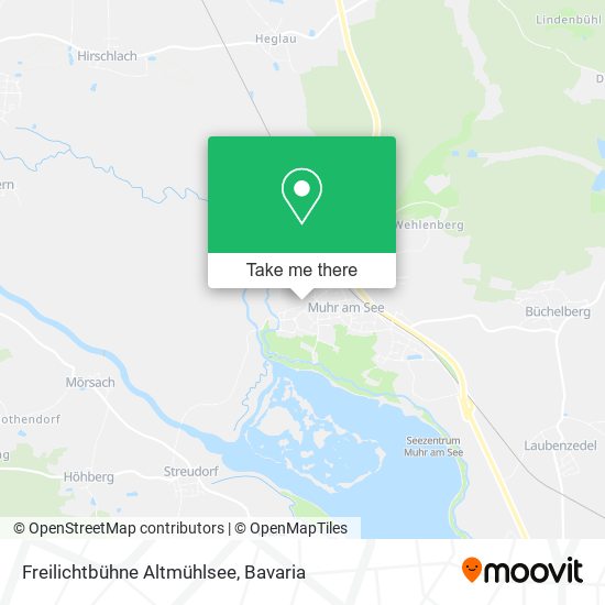 Freilichtbühne Altmühlsee map