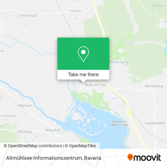 Карта Altmühlsee-Informationszentrum