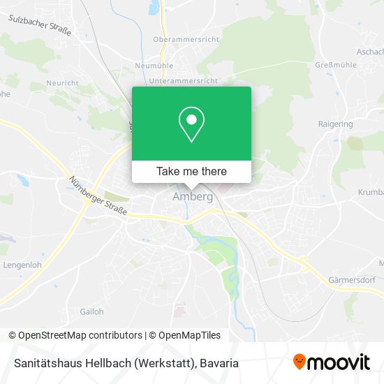 Sanitätshaus Hellbach (Werkstatt) map