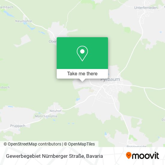 Gewerbegebiet Nürnberger Straße map