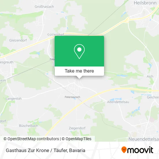 Карта Gasthaus Zur Krone / Täufer