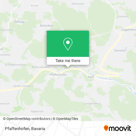 Карта Pfaffenhofen